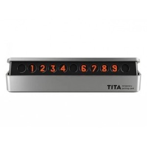 Автовизитка парковочная карта Xiaomi TITA Temporary Parking Card, Black
