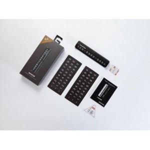 Автовизитка парковочная карта Xiaomi Guildford Temporary Parking Card, Black