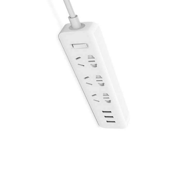 Удлинитель Xiaomi Mi Power Strip 3 Socket + 3 USB White (XMCXB01QM)