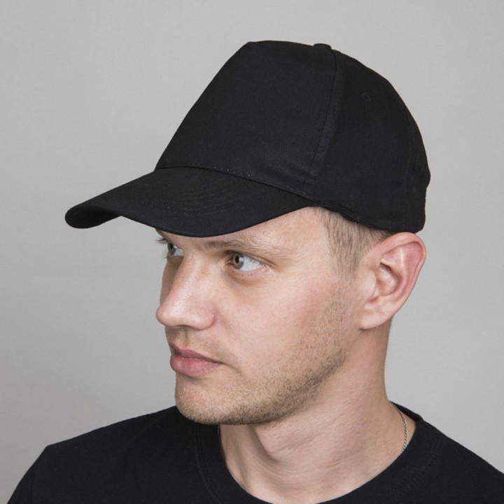Бейсболка LIGHT, 5 клиньев, застежка на липучке