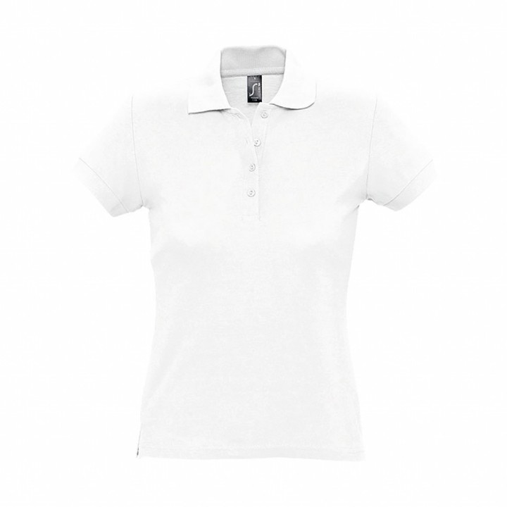 Поло женское PASSION, белый, 2XL, 100% хлопок, 170 г/м2