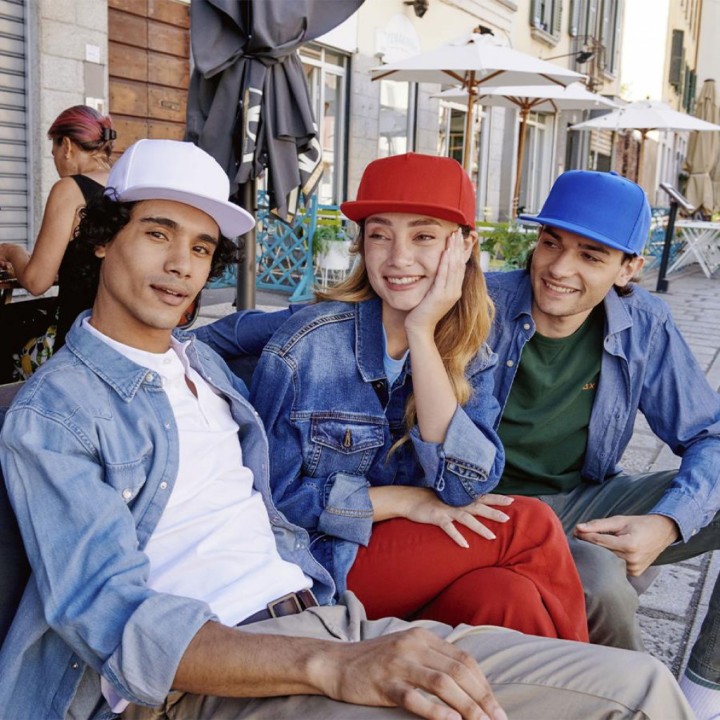 Бейсболка SNAP FIVE-S, 5 клиньев, пластиковая застежка