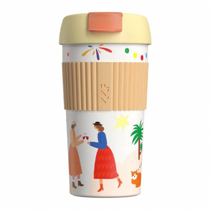 Термокружка 490 мл Xiaomi KKF Rainbow Vacuum Coffee Tumbler (S-U45C-AKI) Термокружка 490 мл Xiaomi KKF Rainbow Vacuum Coffee Tumbler (S-U45C-AKI)