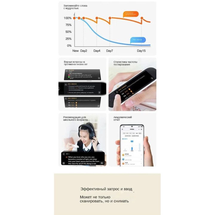 Ручка-словарь Xiaomi Mijia