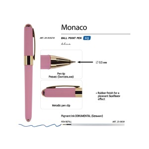 Ручка пластиковая шариковая «Monaco»