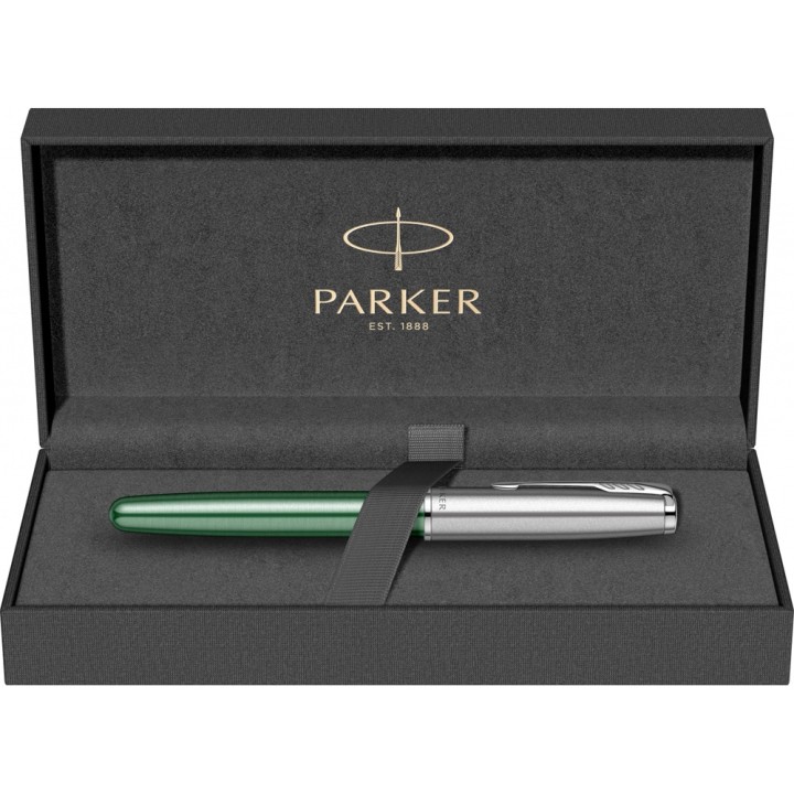Ручка перьевая Parker «Sonnet Essentials Green SB Steel CT»