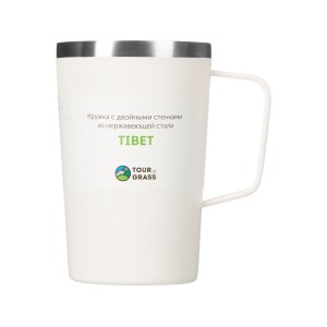 Стальная кружка с двойными стенками и порошковым покрытием «Tibet»