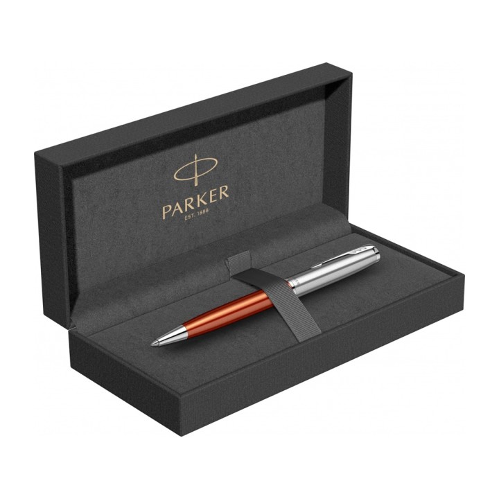 Ручка шариковая Parker «Sonnet Essentials Orange SB Steel CT»