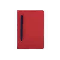Бизнес-блокнот А5 «С3» soft-touch с магнитным держателем для ручки