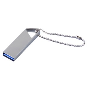 USB 2.0-флешка на 4 Гб с мини чипом и отверстием для цепочки