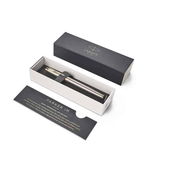 Ручка роллер Parker «IM Core Brushed Metal GT»