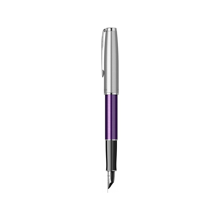 Ручка перьевая Parker «Sonnet Essentials Violet SB Steel CT»