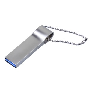 USB 2.0-флешка на 512 Мбайт с мини чипом и боковым отверстием для цепочки