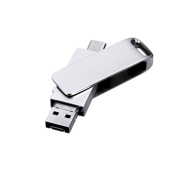 USB 3.0-флешка на 32 Гб 3-в-1 с разъемами Micro USB и USB-C