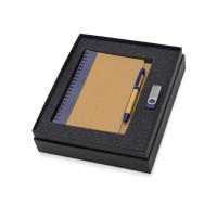Подарочный набор Essentials с флешкой и блокнотом А5 с ручкой