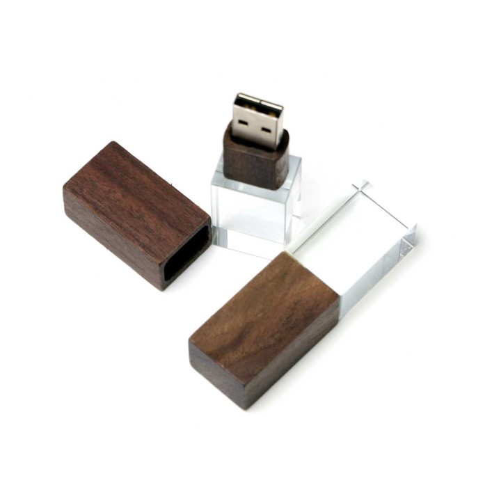USB 2.0- флешка на 64 Гб прямоугольной формы