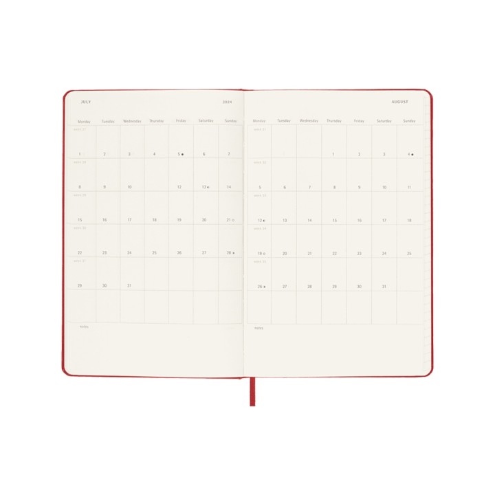 Записная книжка датированная А5 (Large) Classic на 2024 г.