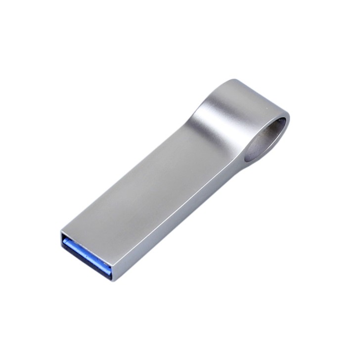 USB 3.0-флешка на 128 Гб с мини чипом и боковым отверстием для цепочки