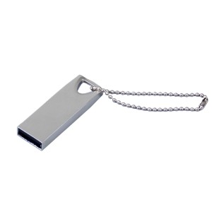 USB 2.0-флешка на 4 Гб с мини чипом и отверстием для цепочки