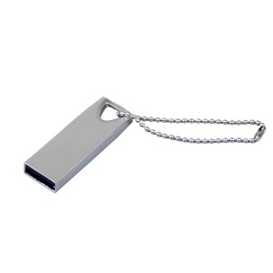 USB 2.0-флешка на 16 Гб с мини чипом и отверстием для цепочки