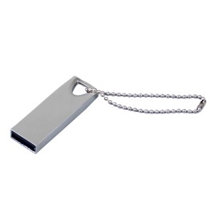 USB 2.0-флешка на 8 Гб с мини чипом и отверстием для цепочки