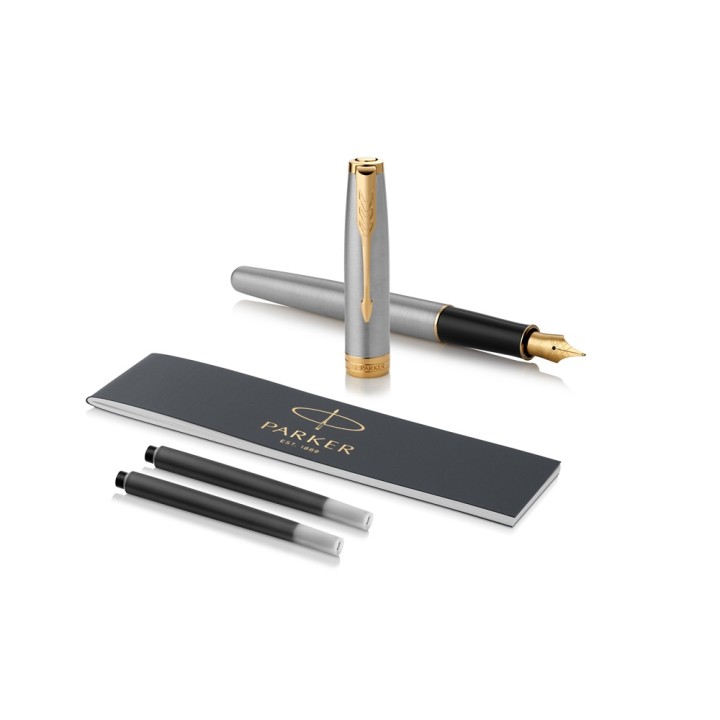 Ручка перьевая Parker «Sonnet Core Stainless Steel GT»