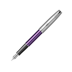 Ручка перьевая Parker «Sonnet Essentials Violet SB Steel CT»
