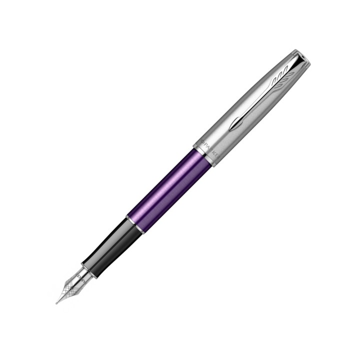 Ручка перьевая Parker «Sonnet Essentials Violet SB Steel CT»