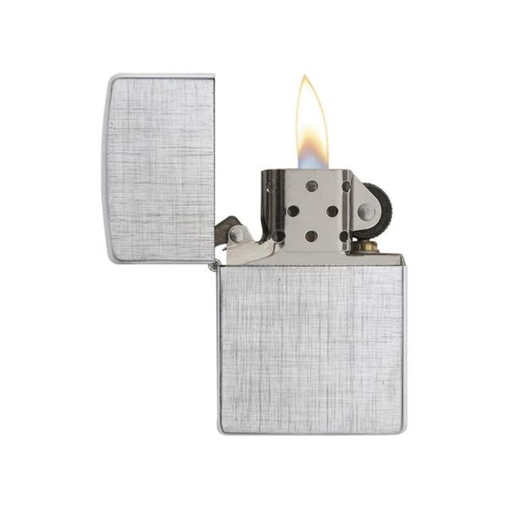 Зажигалка ZIPPO Classic с покрытием Brushed Chrome
