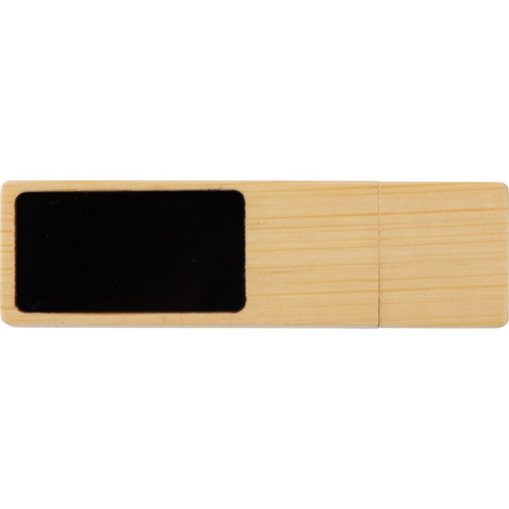 USB 2.0- флешка на 32 Гб c подсветкой логотипа «Bamboo LED»
