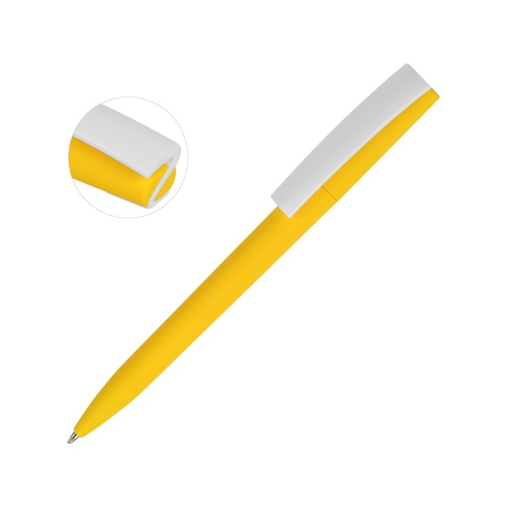 Ручка пластиковая soft-touch шариковая «Zorro»