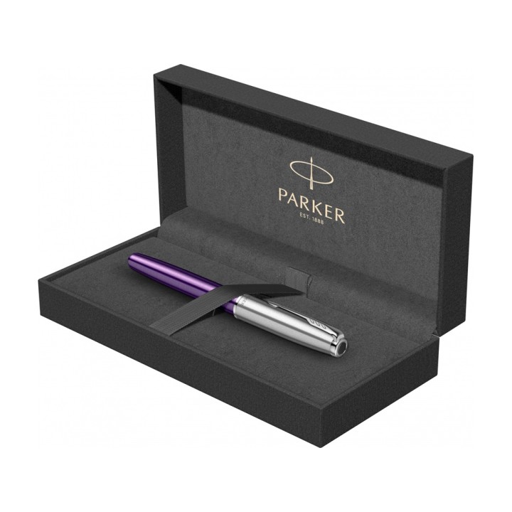 Ручка перьевая Parker «Sonnet Essentials Violet SB Steel CT»