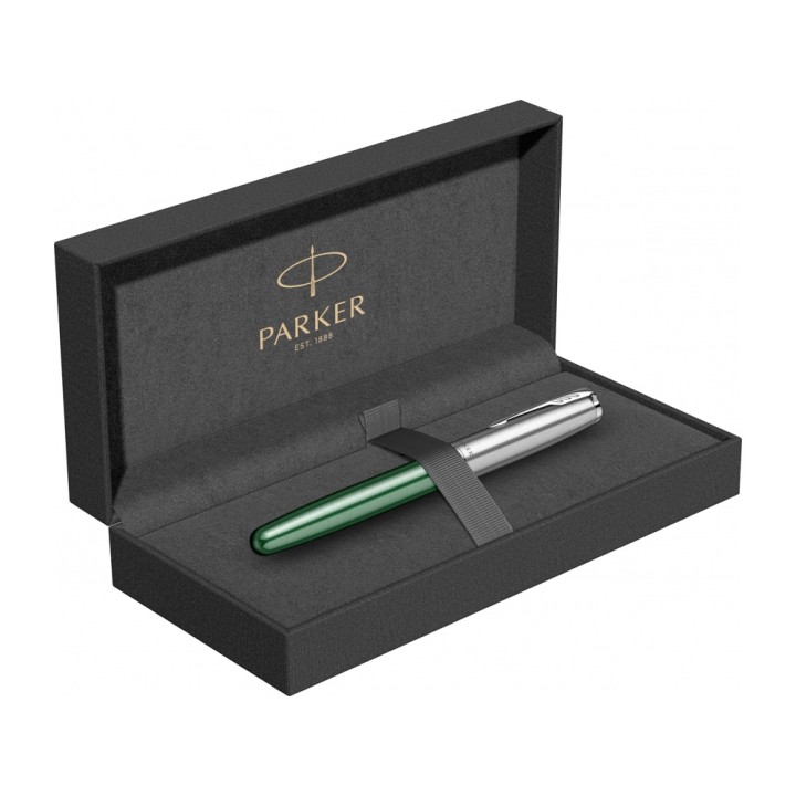 Ручка перьевая Parker «Sonnet Essentials Green SB Steel CT»