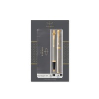 Набор Parker «IM Core Brushed Metal GT»: ручка шариковая, ручка роллер