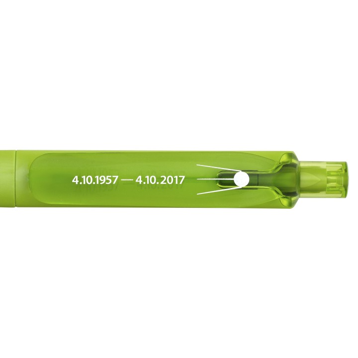 Ручка шариковая Prodir DS8 PRR-T Soft Touch, зеленая
